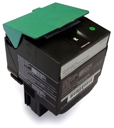 Black Laser Toner compatible with the Lexmark C544X2KG, C546U1KG